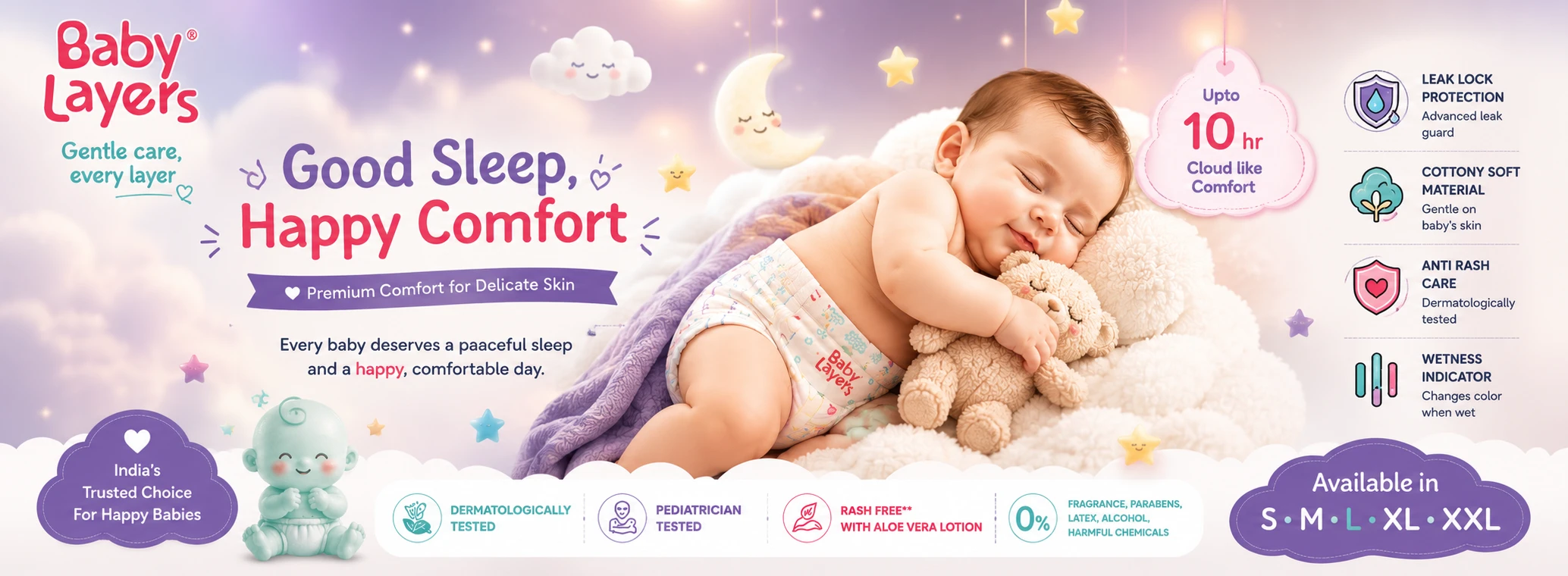 Baby Layers Premium Baby Diaper Pants & Baby Care